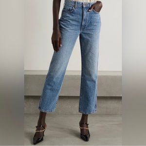 Khaite Abigail high-rise straight-leg jean
